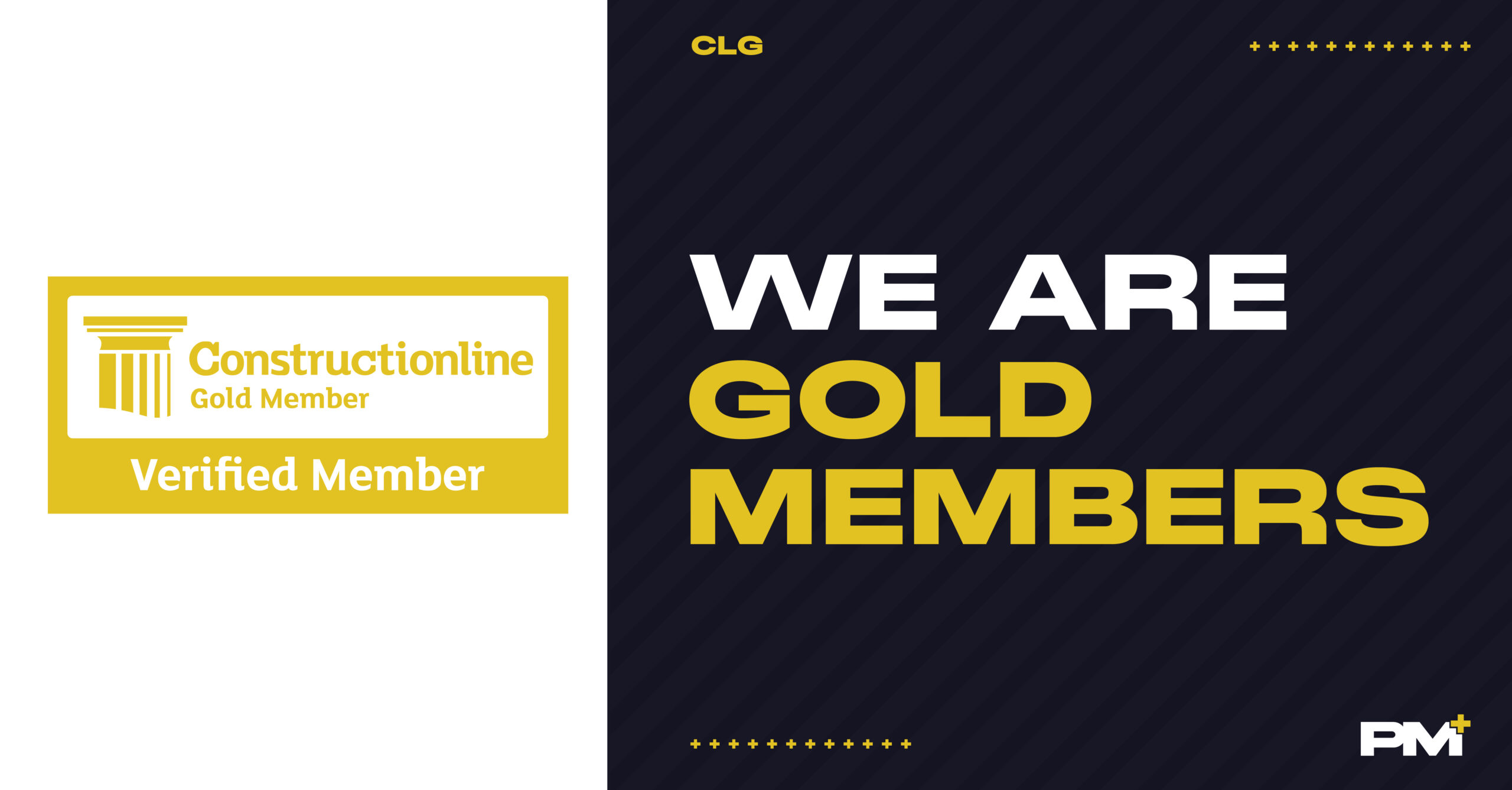 PM+ are now gold members at constructionline